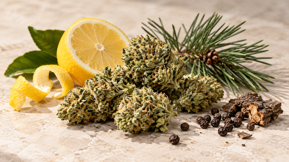 Limone, pino o spezie: perché i fiori CBD hanno profumi così diversi?